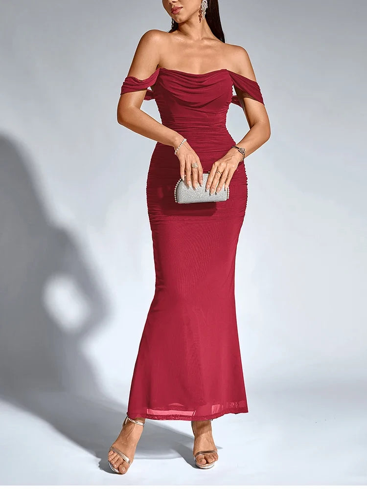 MARIA OFF SHOULDER DRESS