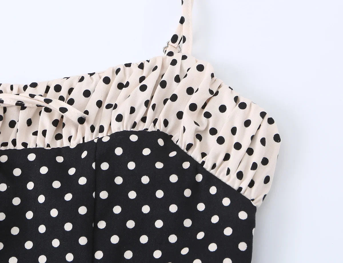 ZURI POLKA DOT MINI DRESS