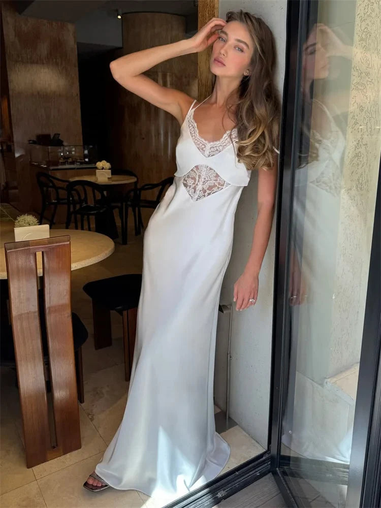 MILA SATIN MAXI DRESS