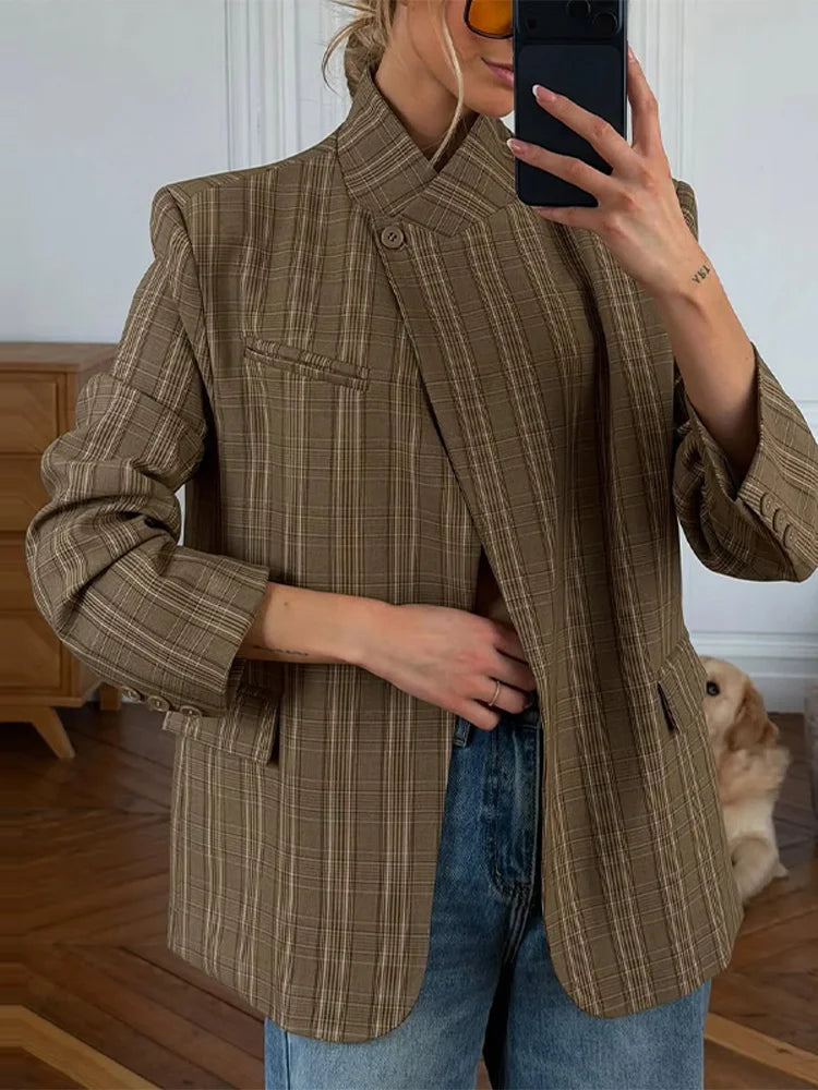 MARNI PLAID BLAZER