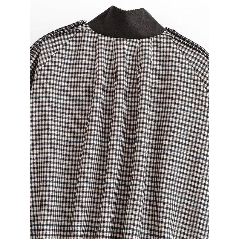 MIKAS PLAID JACKET