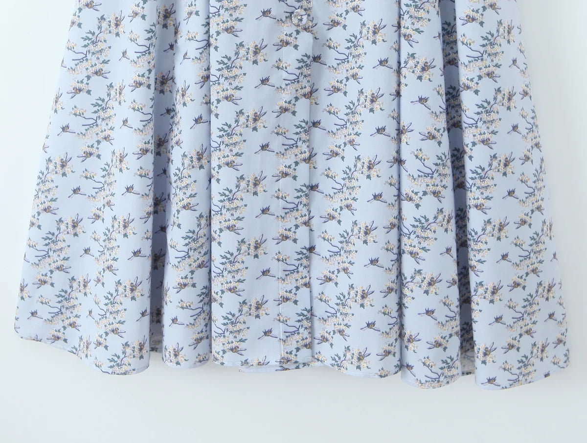 ALLORA FLORAL MIDI DRESS