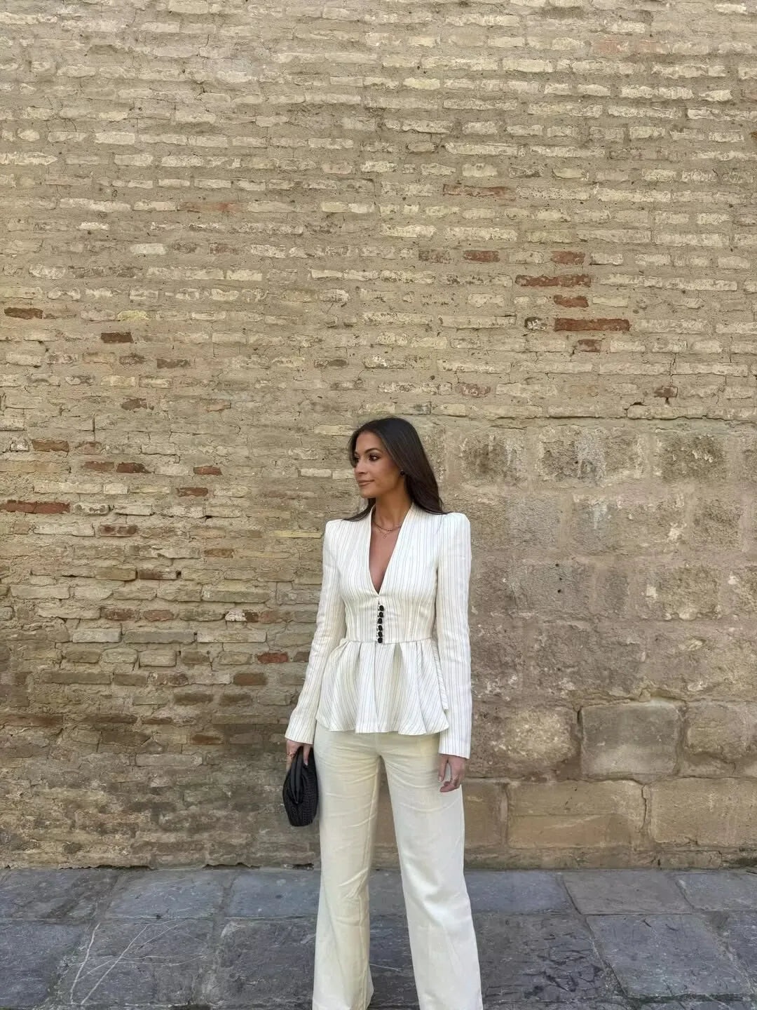 LENNI STRIPED BLAZER
