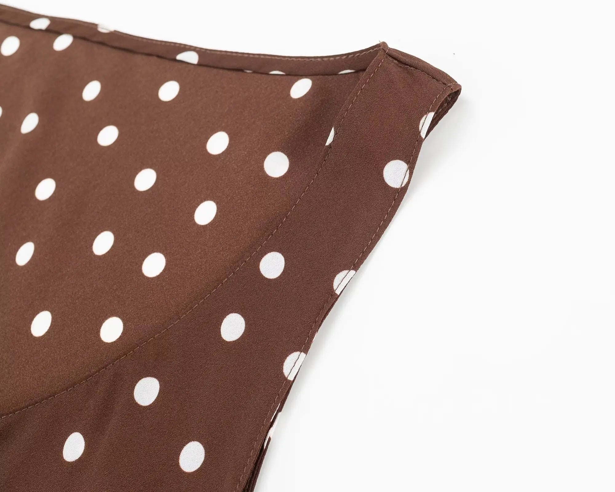 NATASHA POLKA DOT MIDI DRESS