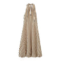 ARA STRIPED MIDI DRESS
