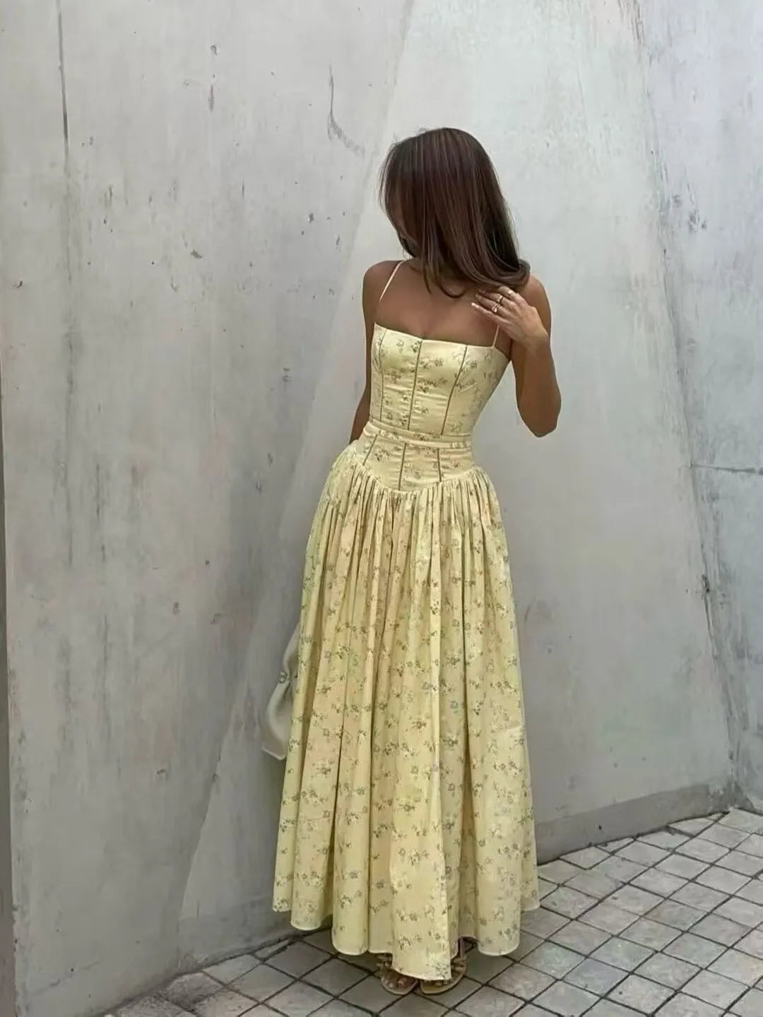 HARI FLORAL MIDI DRESS