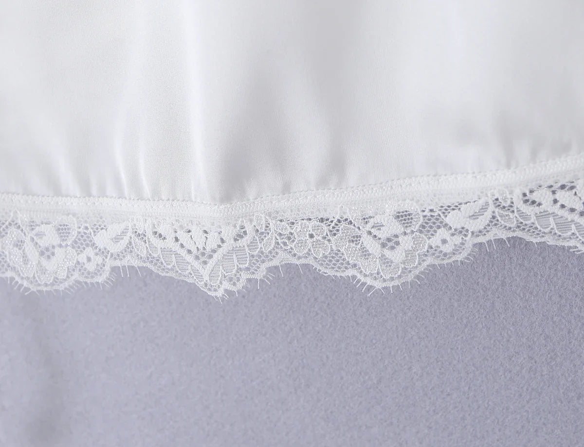2026 Summer Women White Spliced Silver Sequins Mini Skirt Package Hips 2 Layers Rope Hem Short Skirts Femme Bottom