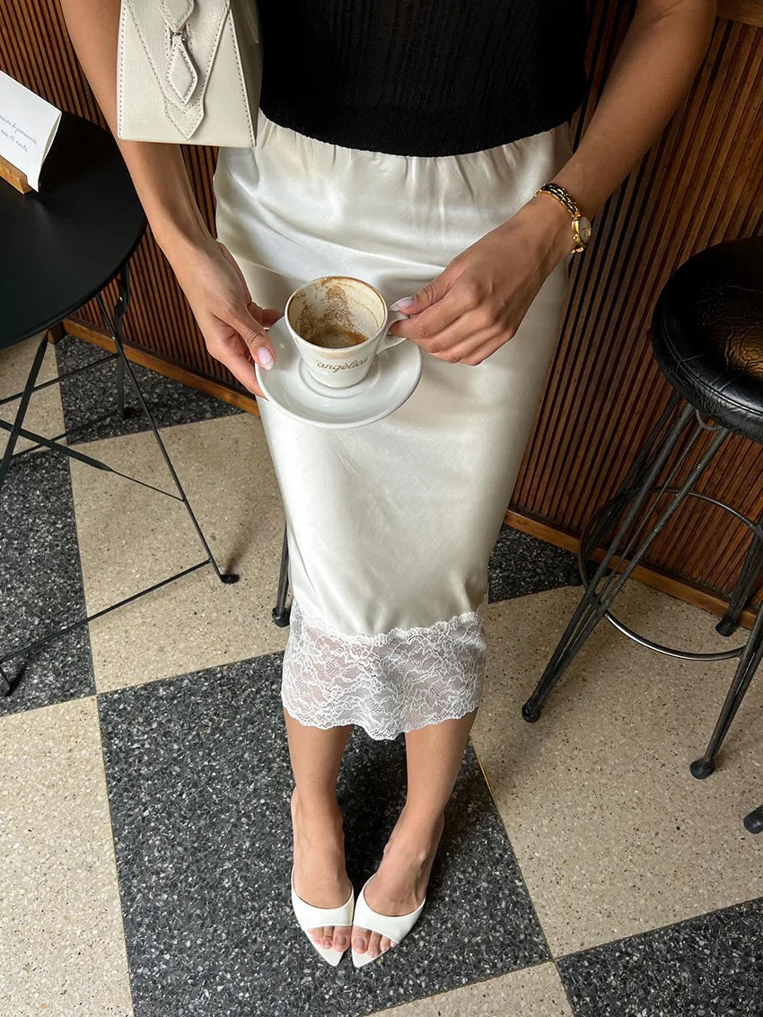 MARNI SATIN SKIRT