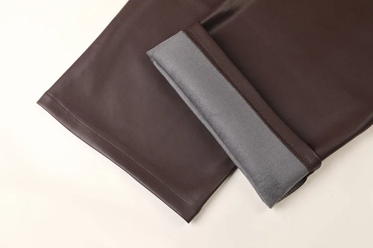 LESLI PU LEATHER PANTS