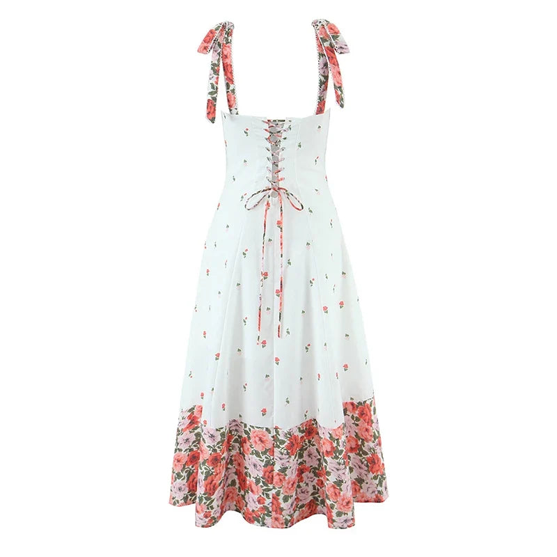 MONIKA FLORAL MIDI DRESS