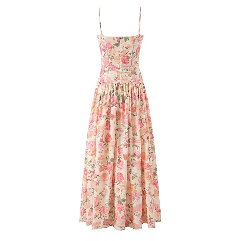 HARI FLORAL MIDI DRESS