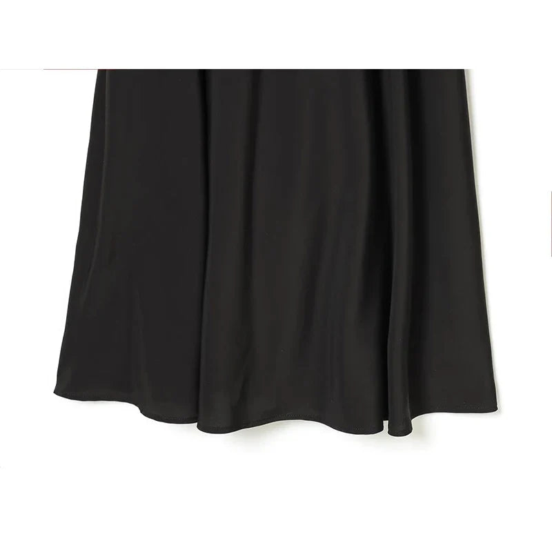 YENKYE Sexy Semi-Sheer Elegant Black Long Dress Women O Neck Sleeveless A-line Party Maxi Vestidos