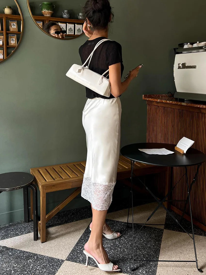 MARNI SATIN SKIRT