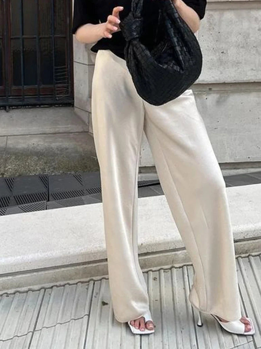MARLI SATIN TROUSERS