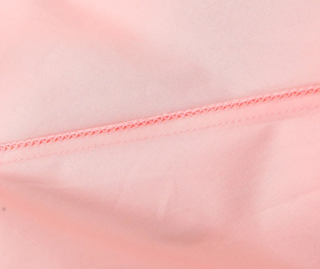 2024 Sexy Pink Corset Style Bow Halter Dress Spliced Lace Drawstring Rope Chest Pleated Slim Low Waist A-lined Swing Midi Robe