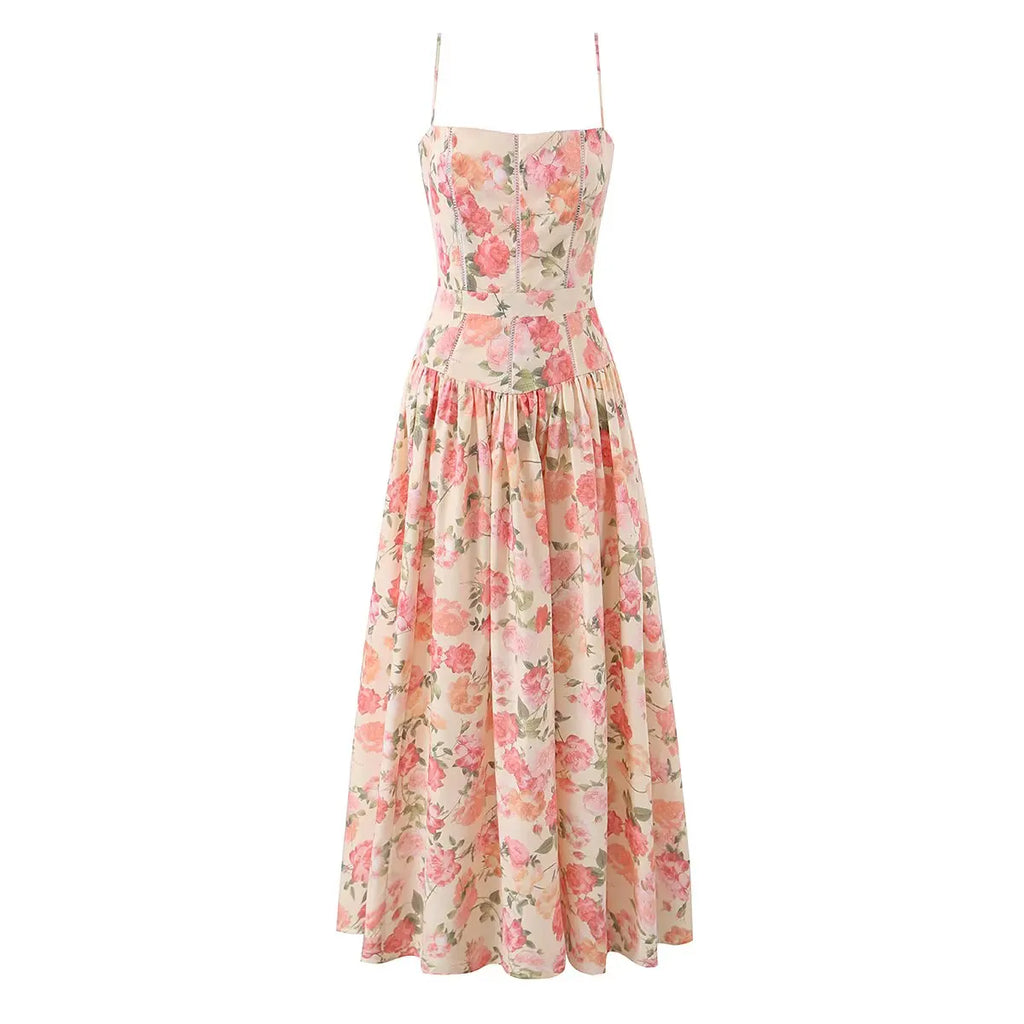 HARI FLORAL MIDI DRESS