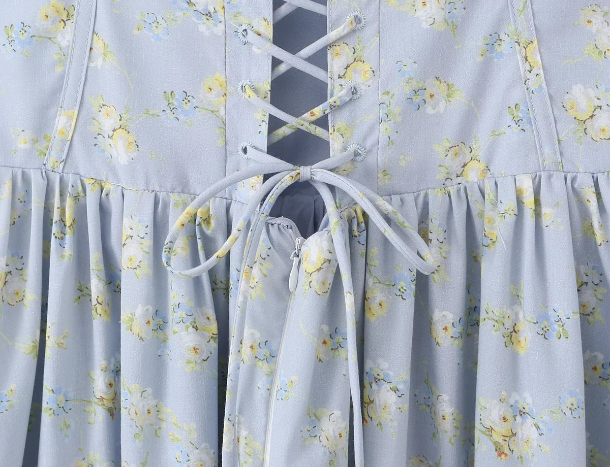 TEILOR FLORAL MIDI DRESS