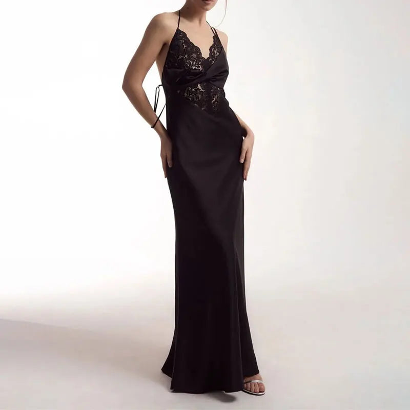 MILA SATIN MAXI DRESS