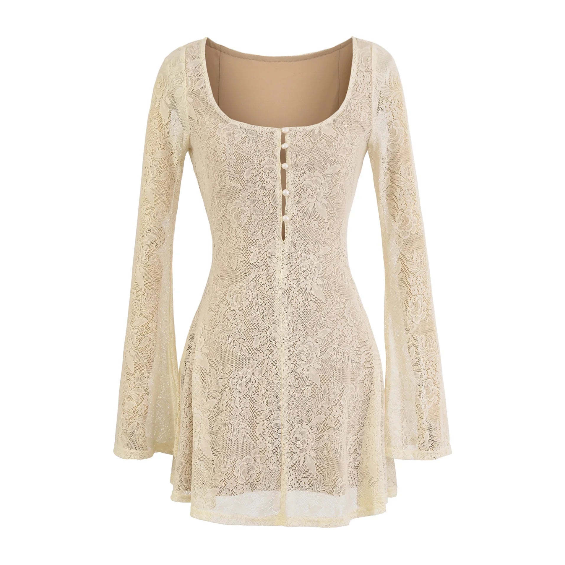 LIEN LACE MINI DRESS