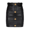 CLARISA FAUX LEATHER MINI SKIRT