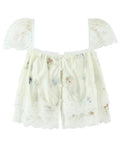 EMERY CO-ORD FLORAL LACE TOP
