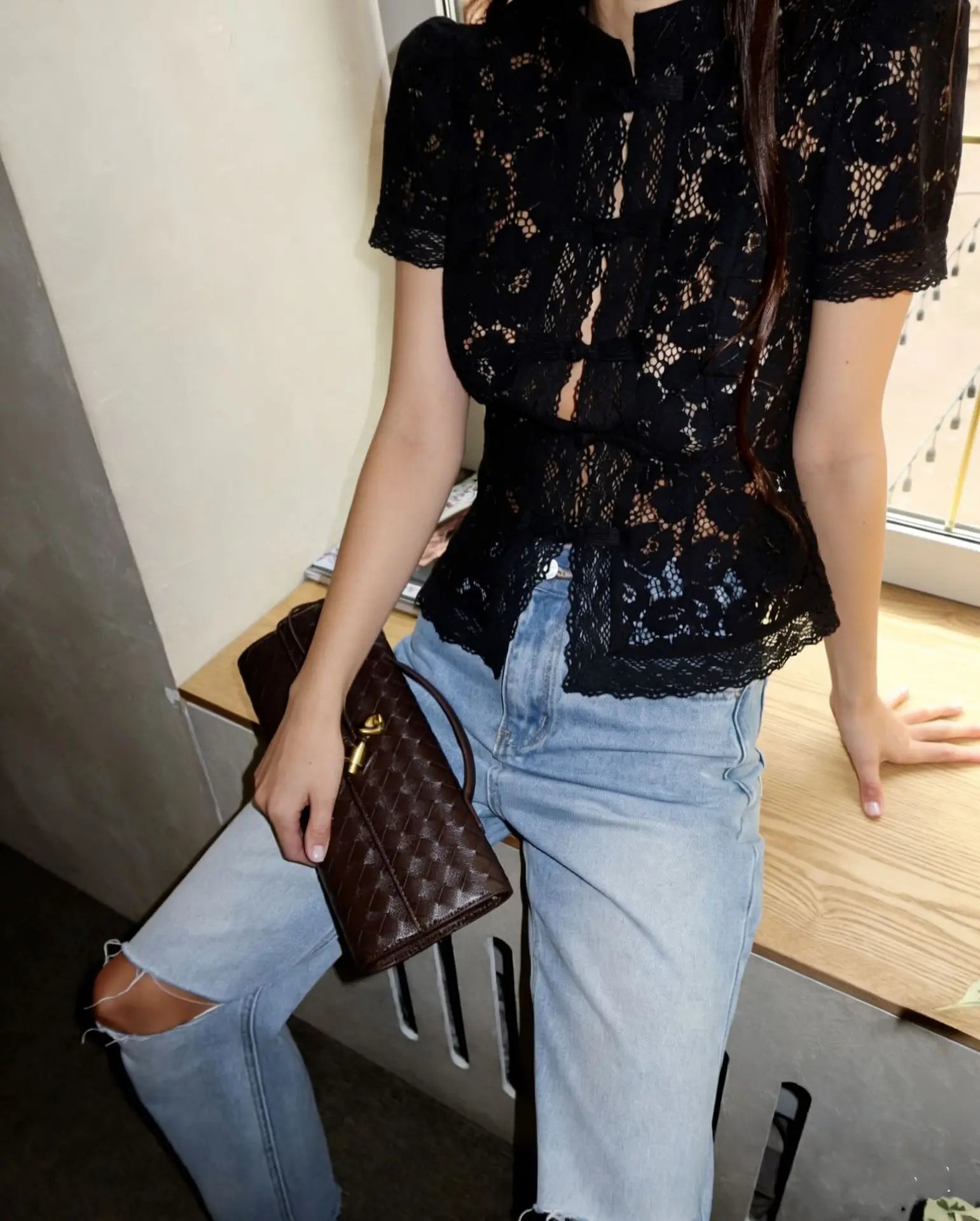 IMERA LACE BLOUSE