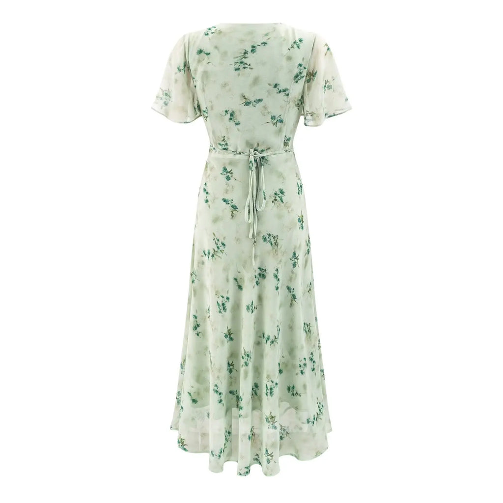ARABELA FLORAL MIDI DRESS