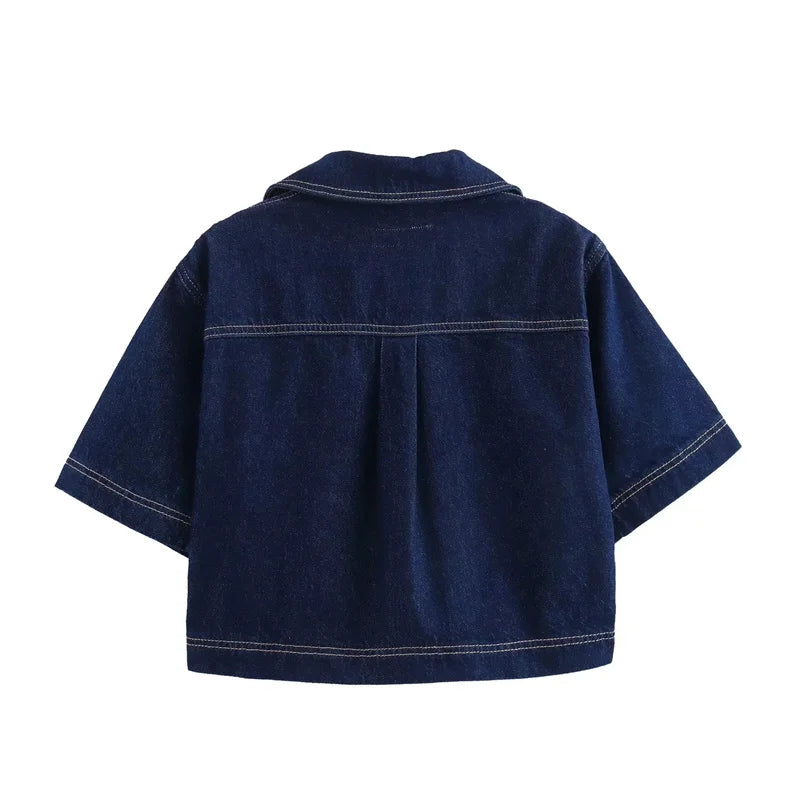 NARA DENIM TWO PIECE SET