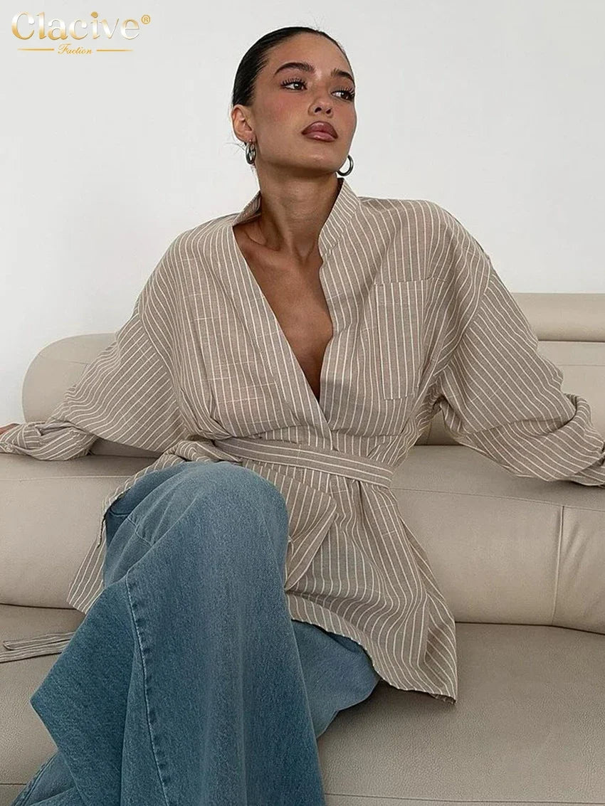 TARA STRIPED SHIRT