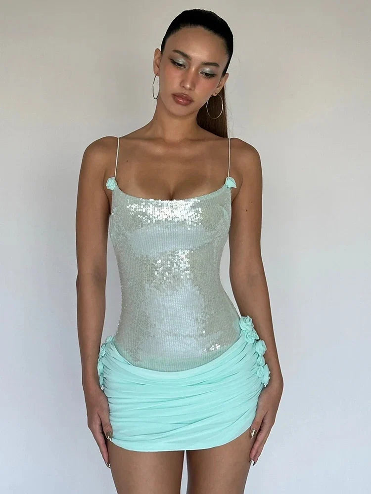 LORELI SEQUIN MINI DRESS