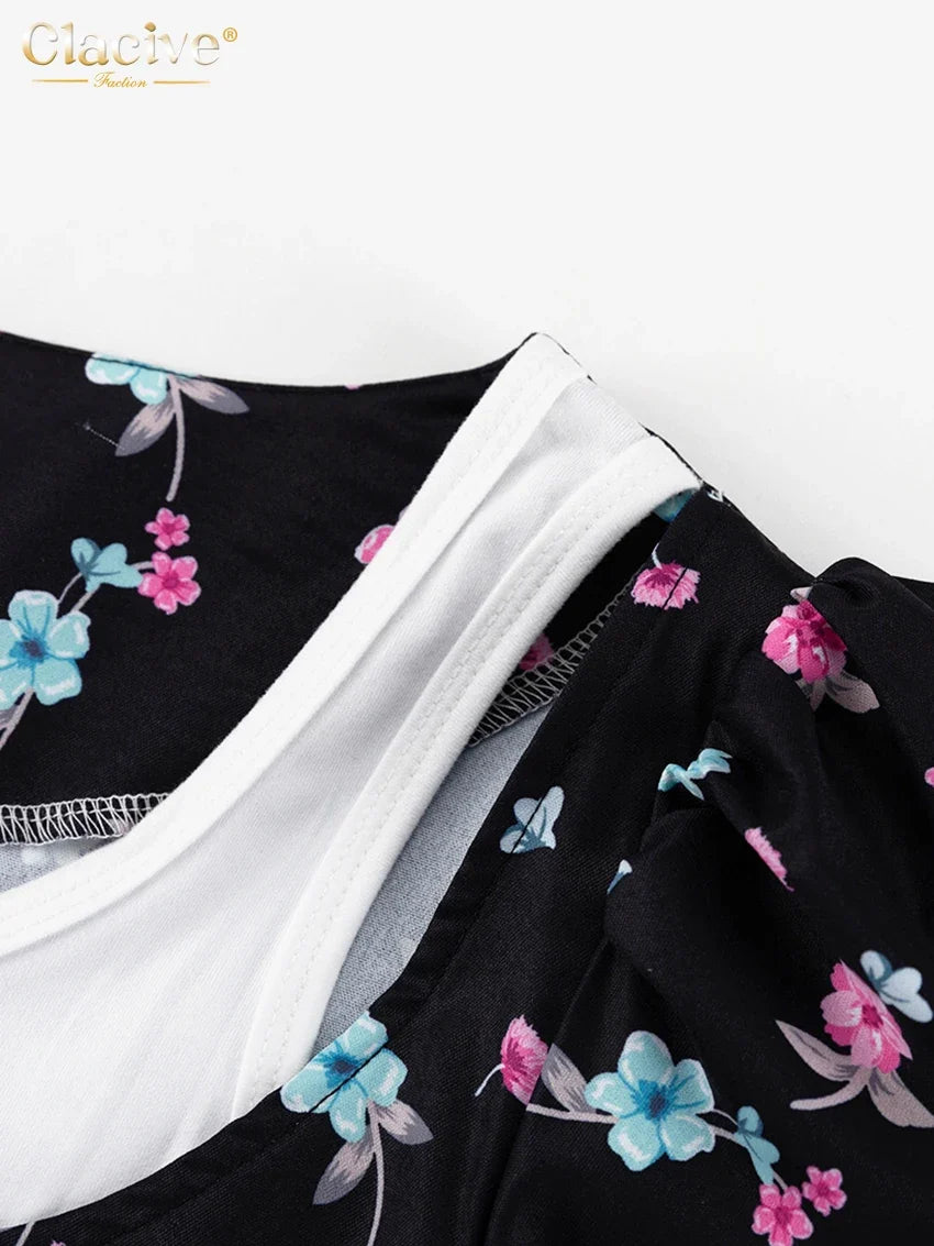 PRINT MINI DRESS