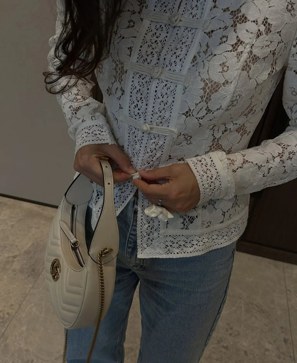 FONTAINE LACE BLOUSE