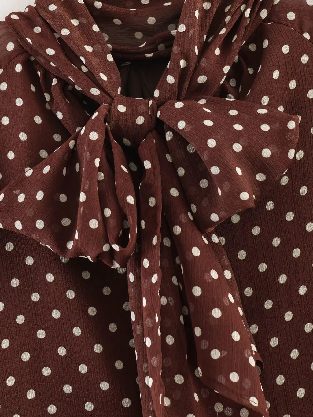 AMAR POLKA DOT BLOUSE