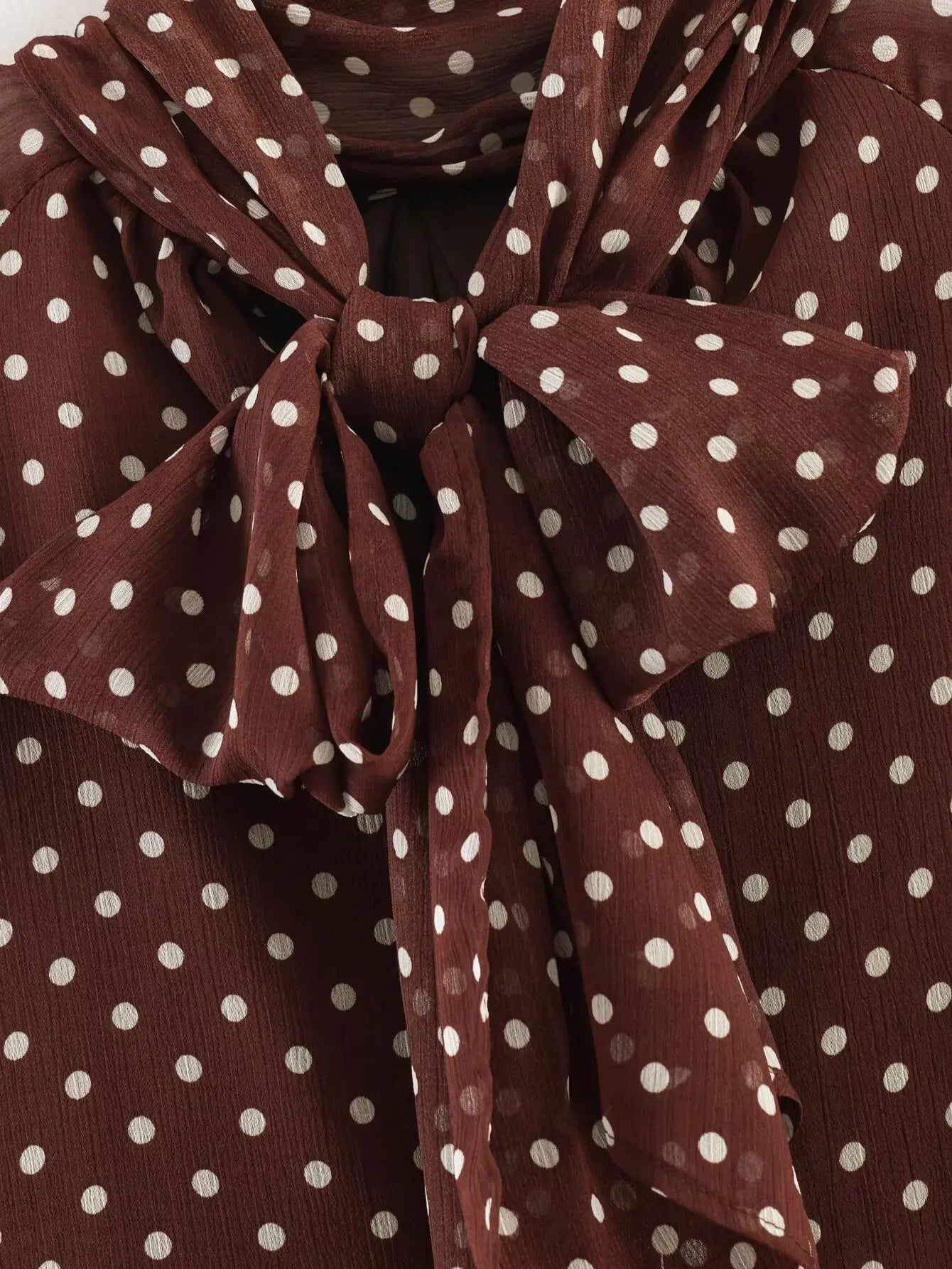 AMAR POLKA DOT BLOUSE