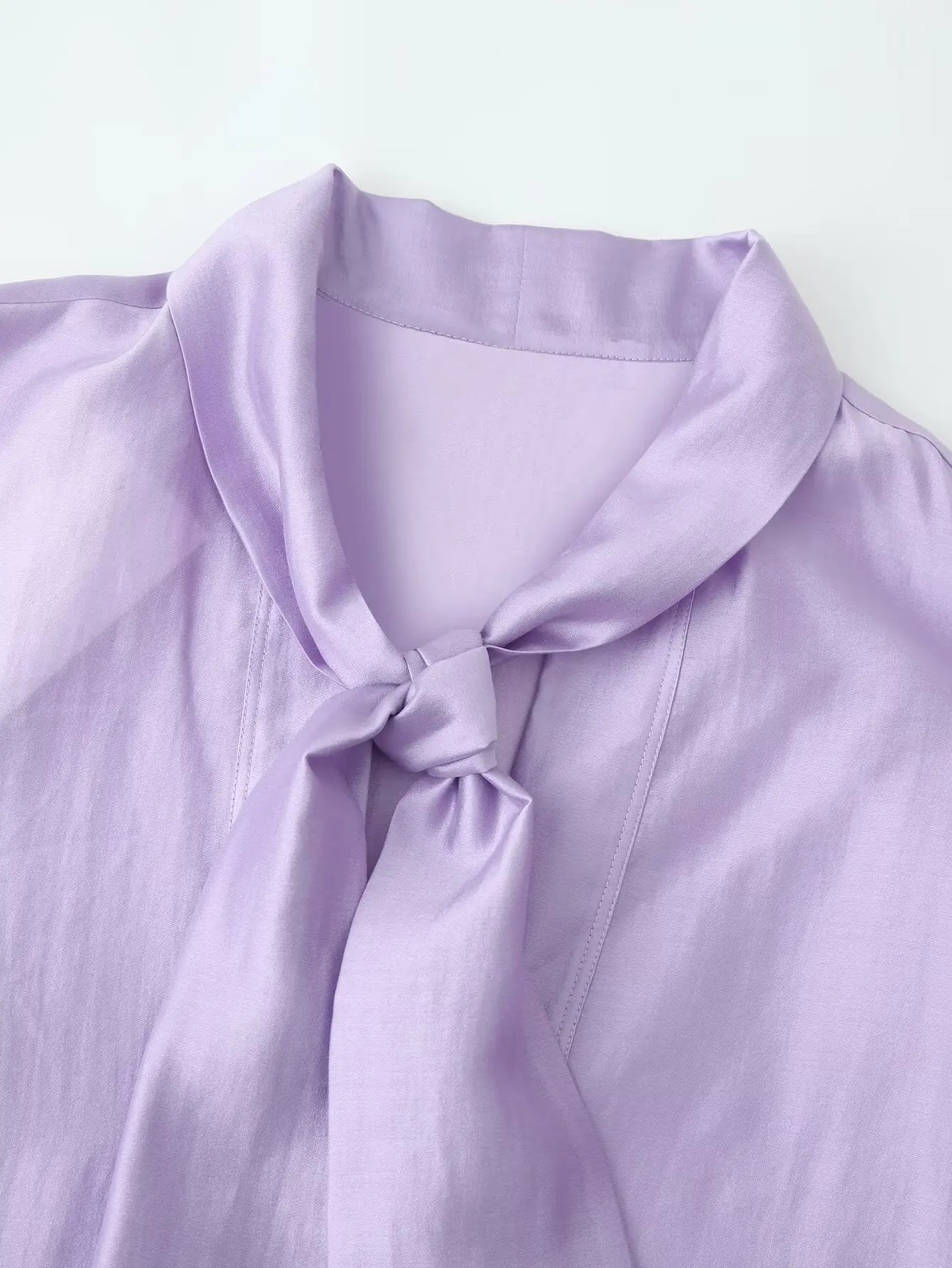 PAREA TIE BOW BLOUSE