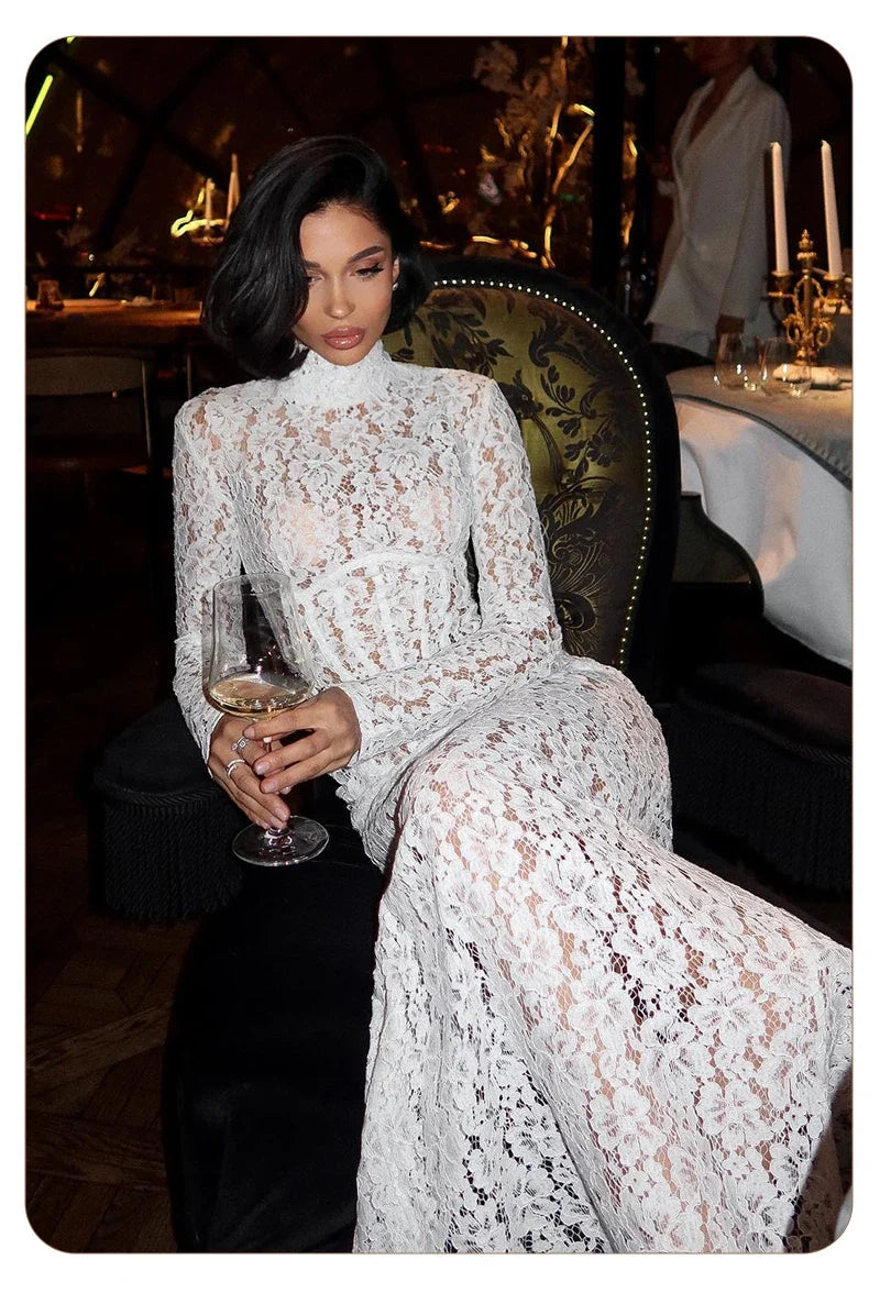 ENA LACE MAXI DRESS
