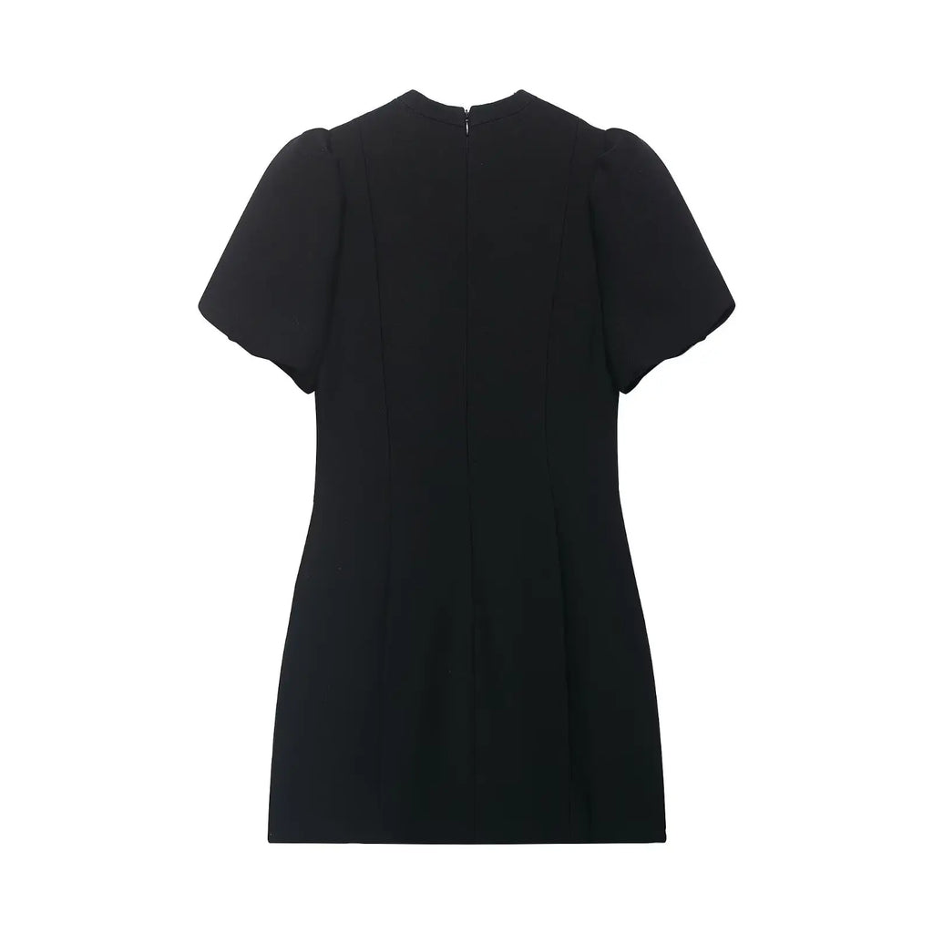 LENA PUFF SLEEVE MINI DRESS