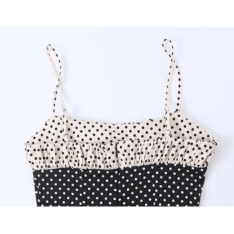 ZURI POLKA DOT MINI DRESS