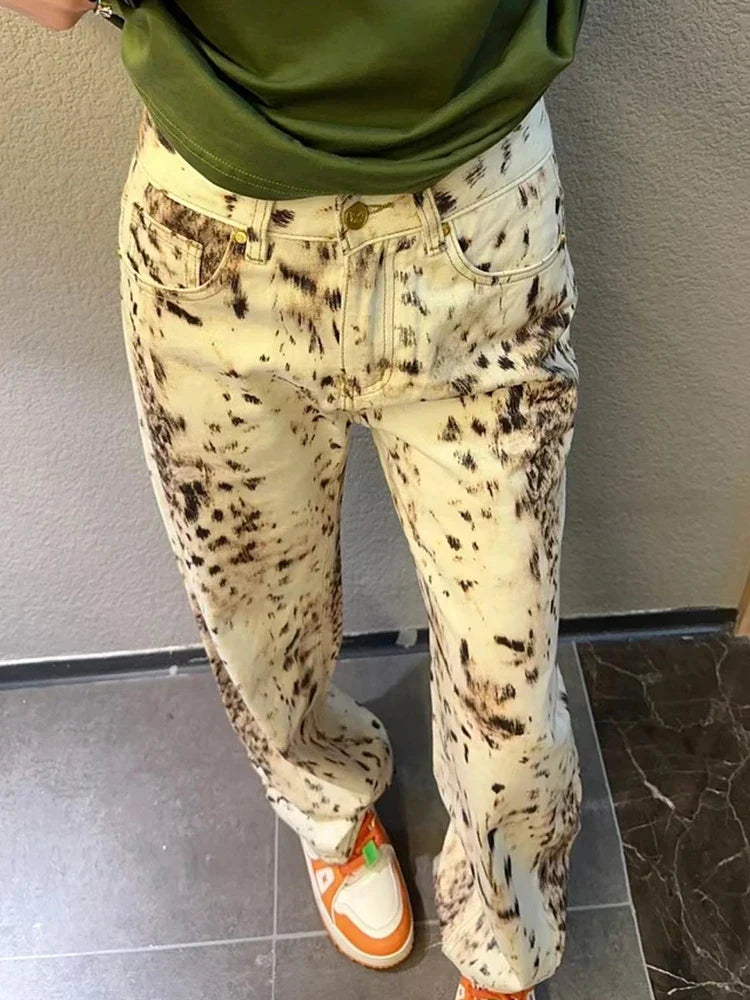 KARTEL ANIMAL PRINT JEANS