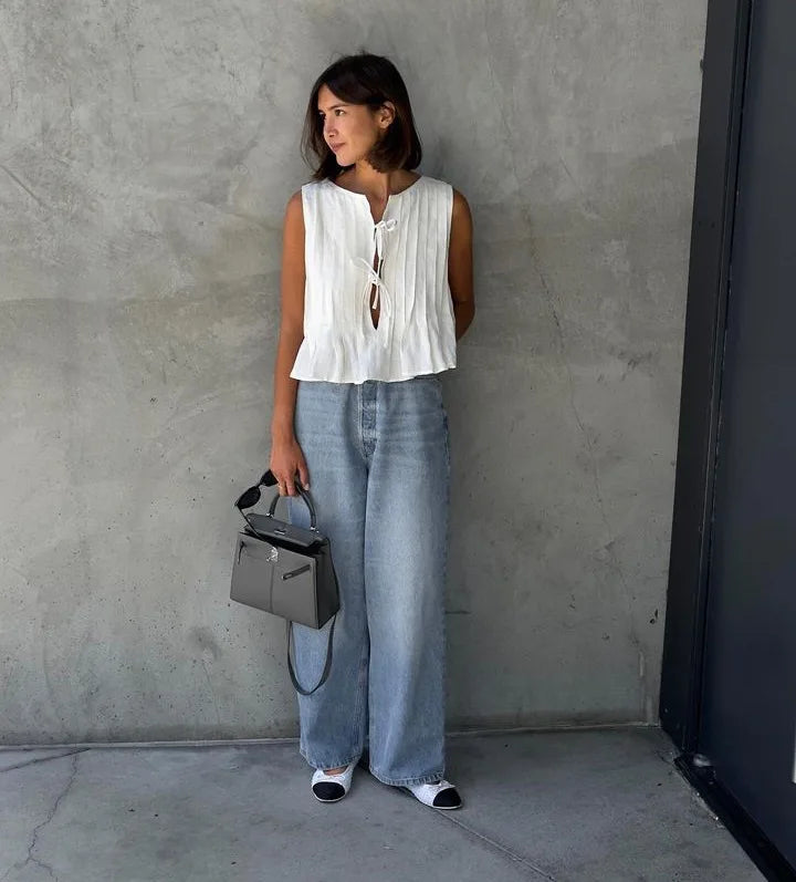 AMY RIBBED TOP