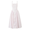 PAMELA PLAID MIDI DRESS