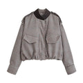 MIKAS PLAID JACKET