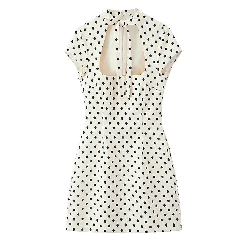 BELLA BOW TIE MINI DRESS