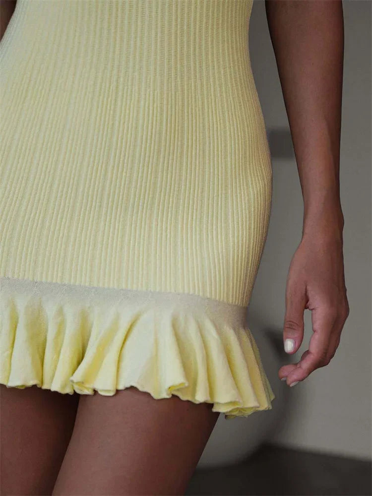 KAIA KNIT MINI DRESS
