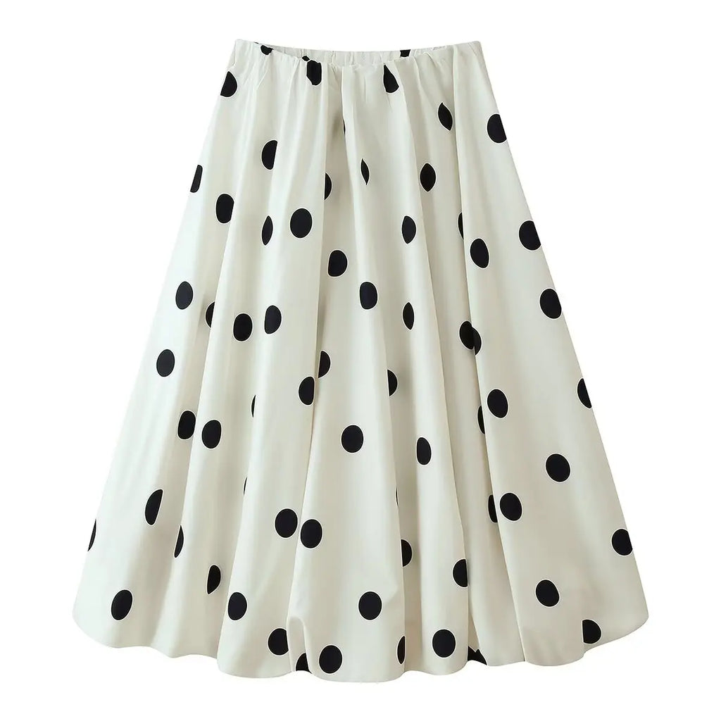 AMITA POLKA DOT SKIRT