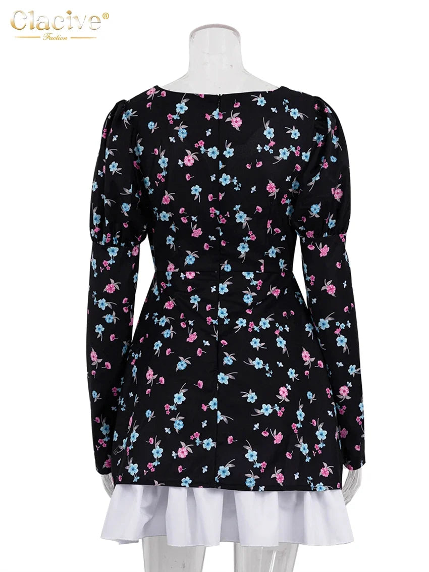 PRINT MINI DRESS