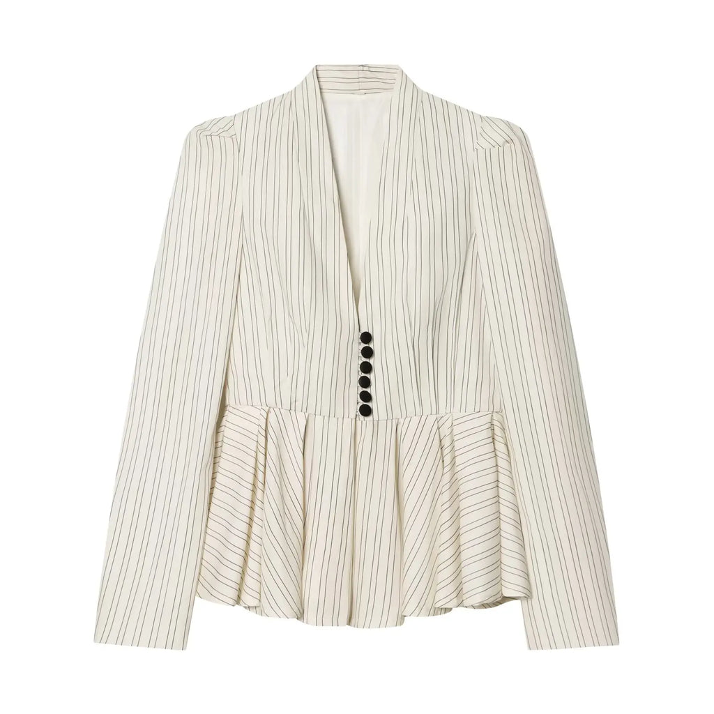 LENNI STRIPED BLAZER