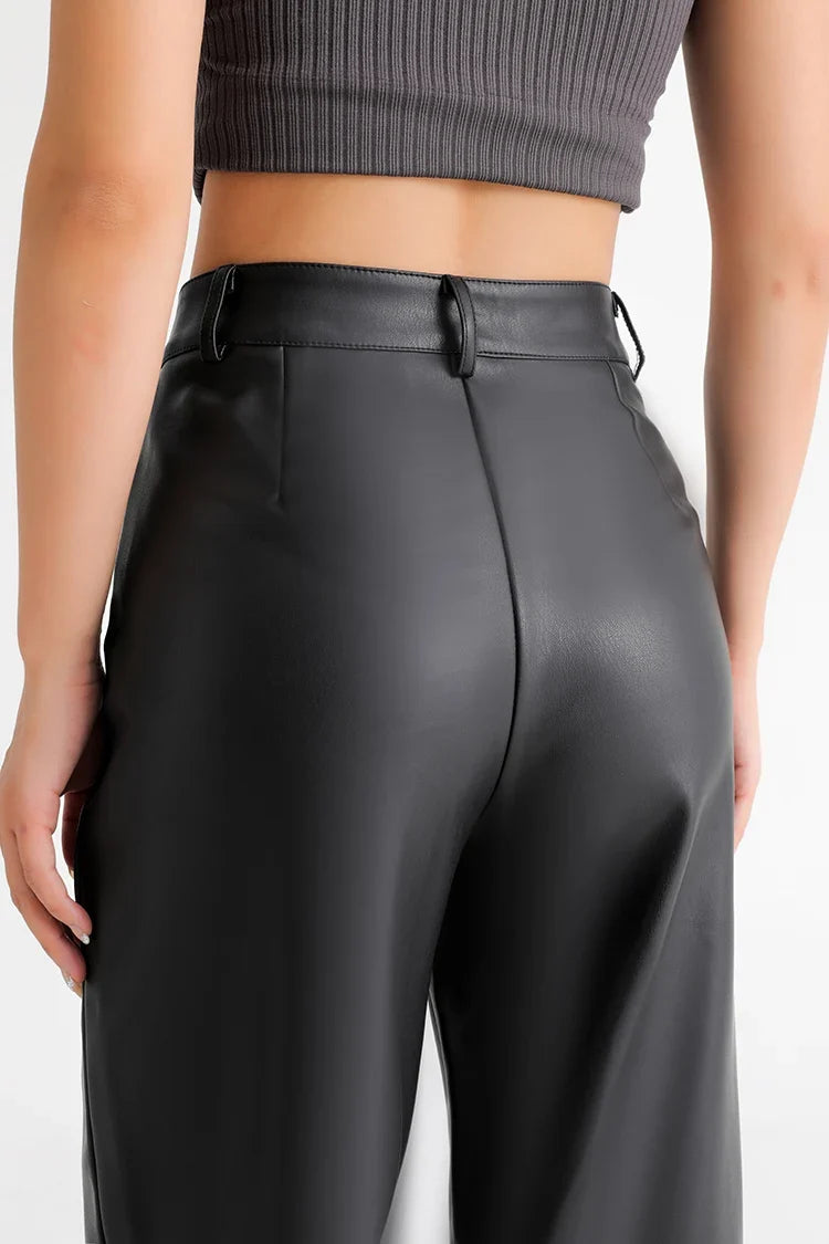 LESLI PU LEATHER PANTS