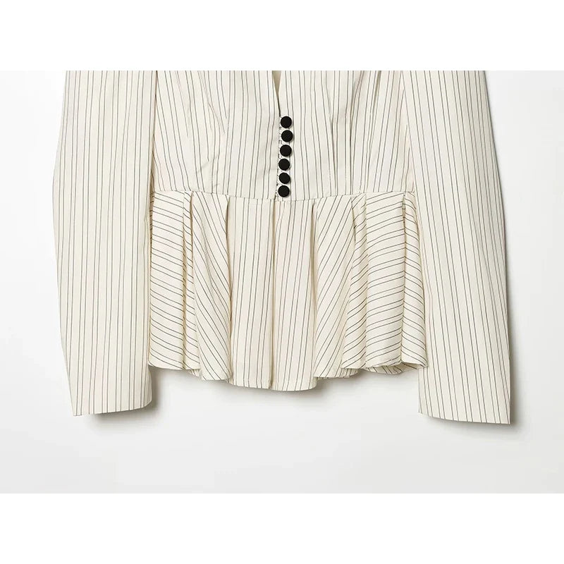 LENNI STRIPED BLAZER