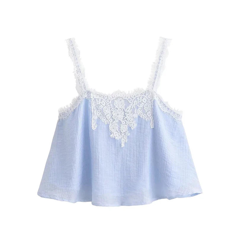 SANA CO-ORD LACE TOP